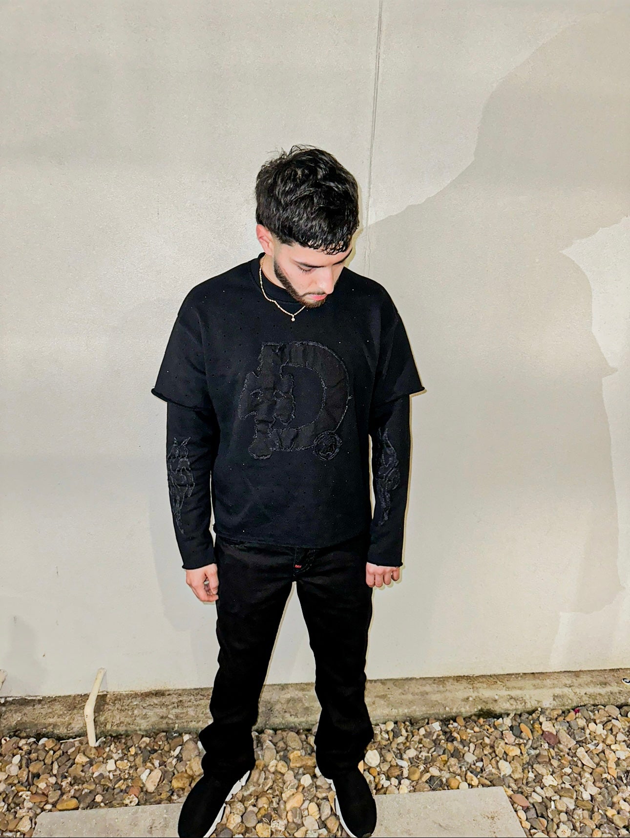 Triple black D2 long sleeve