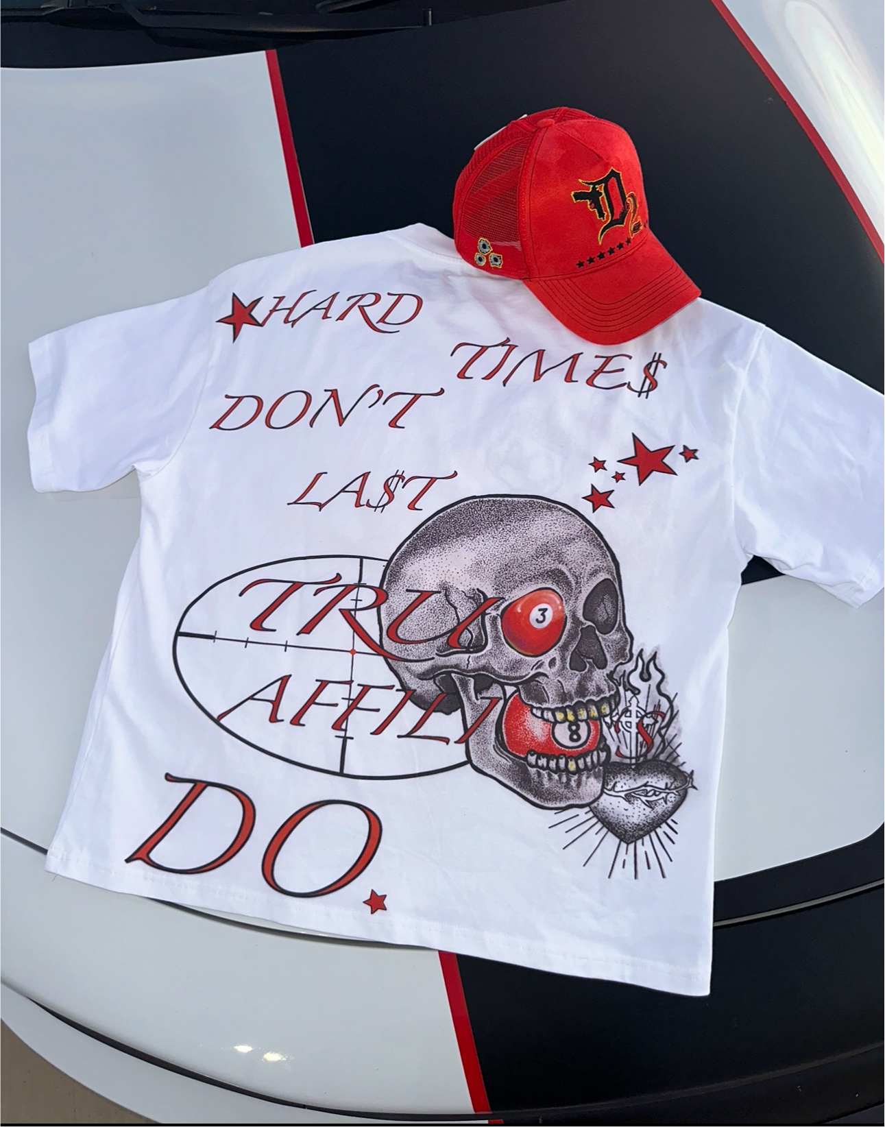 Tee and trucker hat set